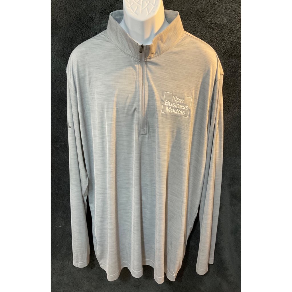 Nwt Adidas Men's Quarter Zip Golf Pullover - Bayer/ New Business Model Size: